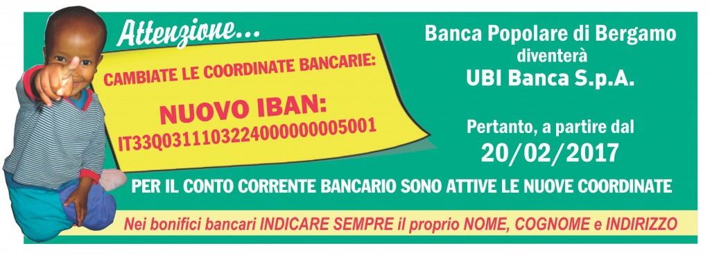 Nuove Coordinate Bancarie